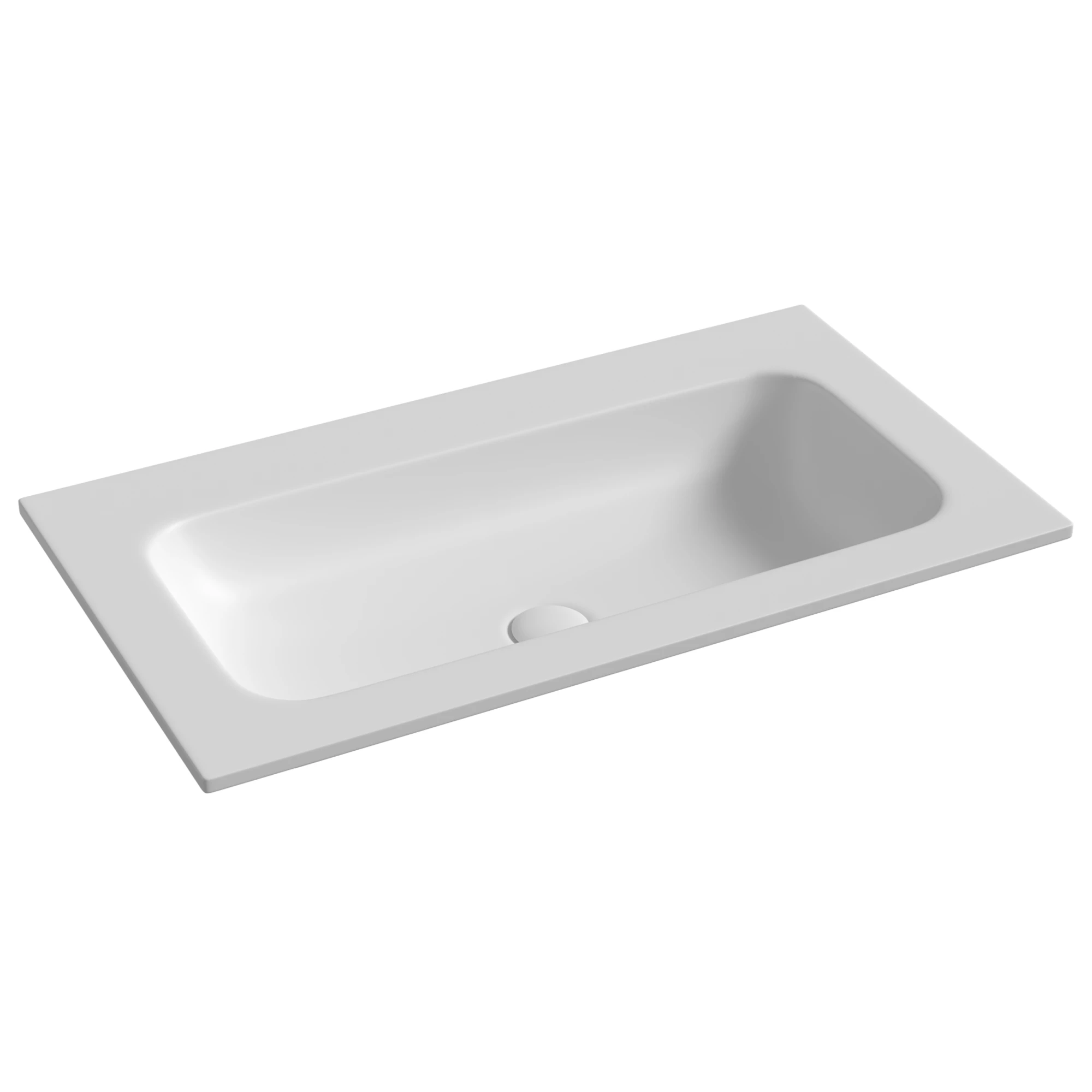 Фото Раковина Ceramicanova Grace CN7012MWwx мебельная 81 × 45,7 × 13,7 см, белый матовый