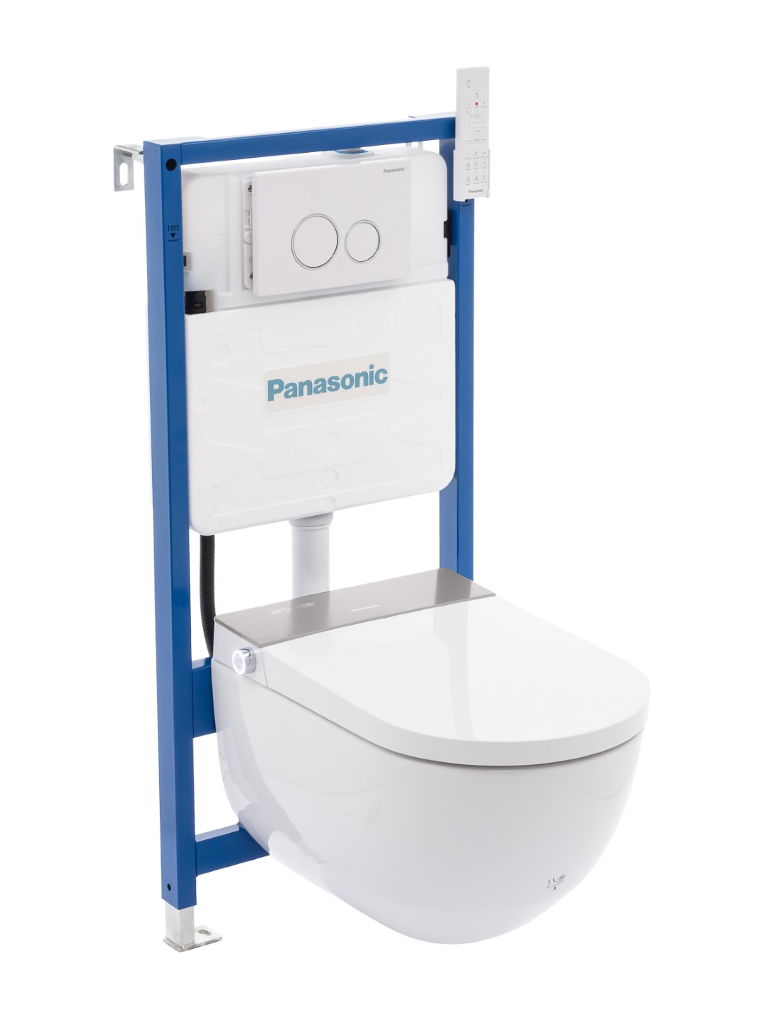 Фото Унитаз-биде напольный Boheme Panasonic 2730, с сиденьем с микролифтом, белый матовый