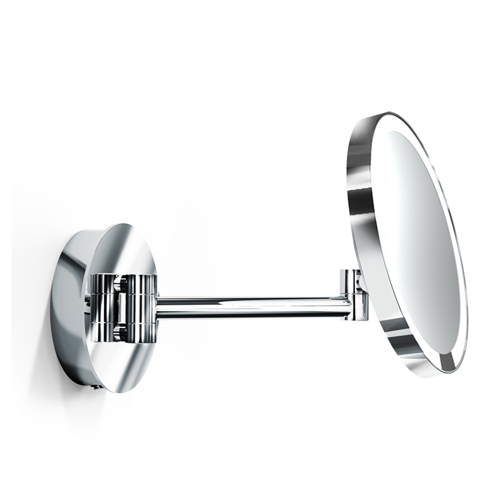 Фото Зеркало Decor Walther Round 0125800 косметическое подвесное с подсветкой увел 5x, хром