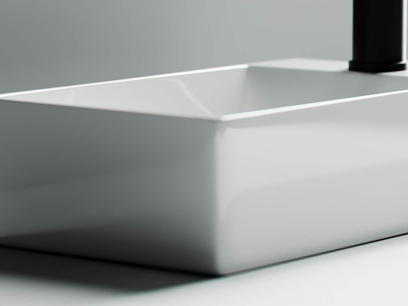 Фото Раковина Ceramicanova Element CN5007 подвесная 37,5 × 21,5 × 10 см, белый глянцевый