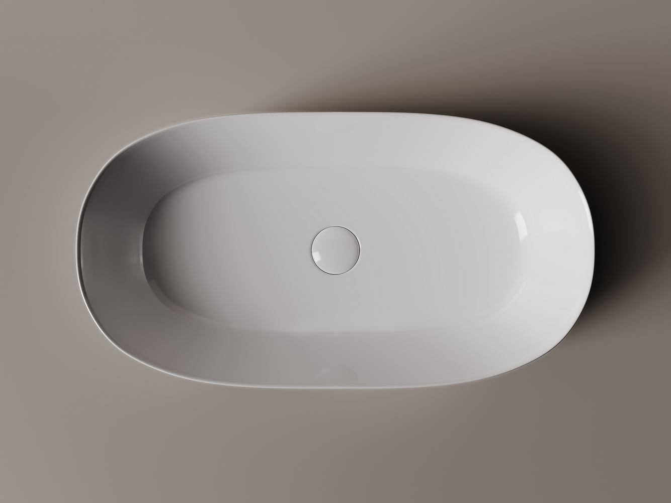 Фото Раковина Ceramicanova Element CN5022 накладная 66,5 × 35 × 14 см, белый глянцевый