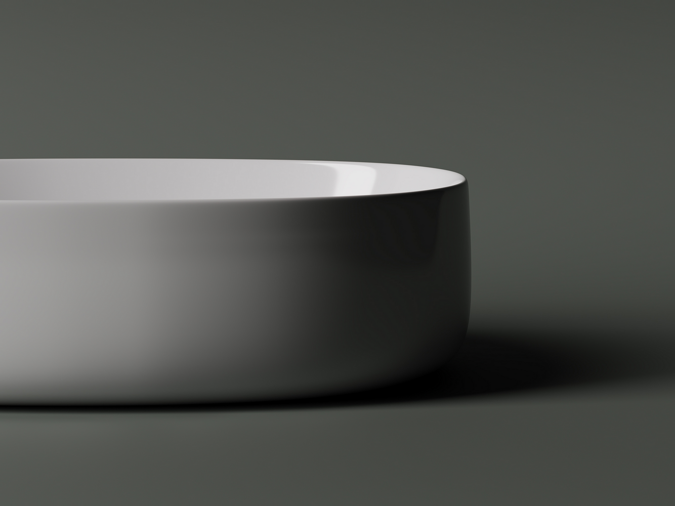 Фото Раковина Ceramicanova Element CN5023 накладная 54 × 35 × 14,5 см, белый глянцевый