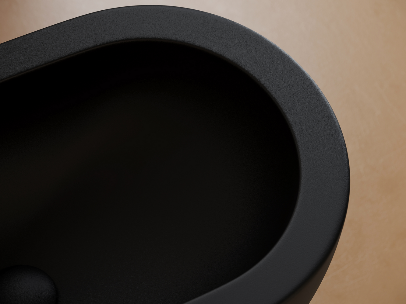 Фото Биде Ceramicanova Uno CN11002MB подвесное, черный матовый