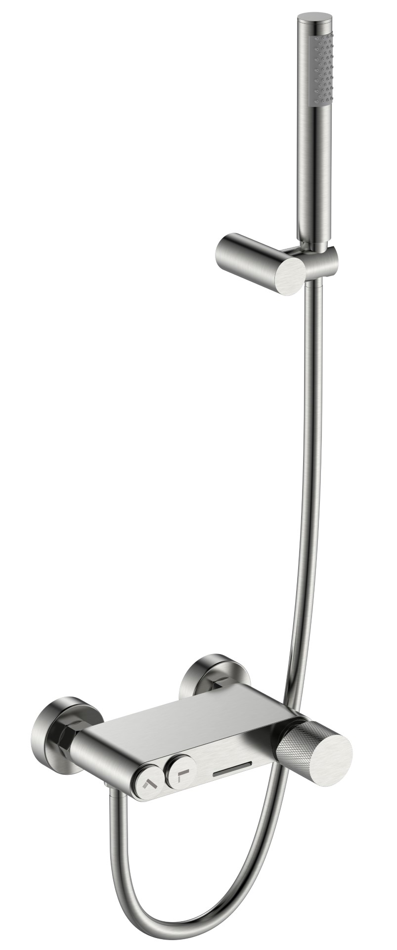 Фото Смеситель для ванны Boheme Stick 123-NB.2 никель браш