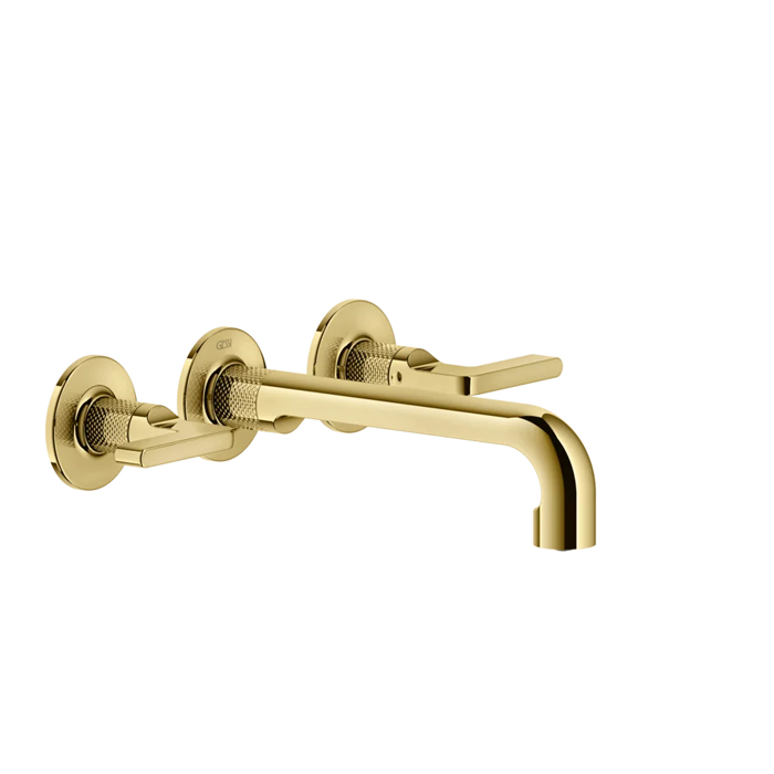 Фото Смеситель Gessi Inciso 58090#246 для раковины, золото глянец pvd