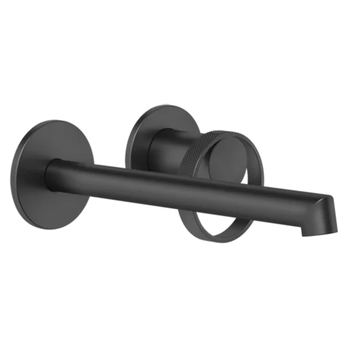 Фото Смеситель Gessi Anello 63383#299 для ванны, черный матовый