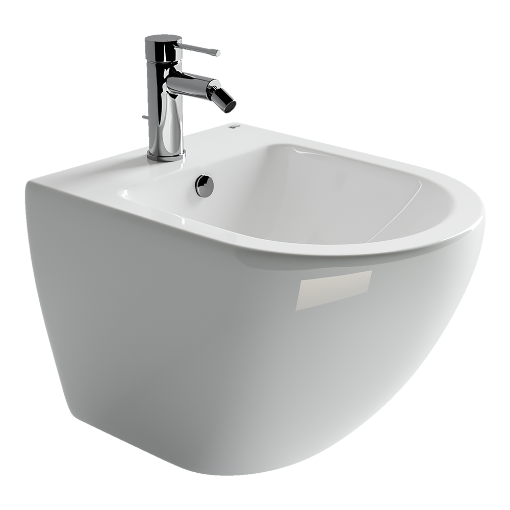 Фото Биде Ceramicanova Metropol CN4003 подвесное, белый глянцевый