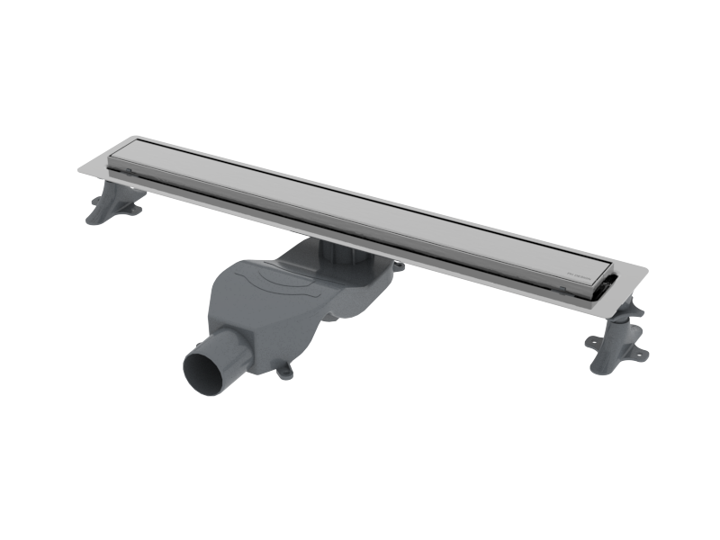 Фото Душевой лоток Boheme Premium Linear 982-80-CR, 80 см, с сифоном, хром глянец