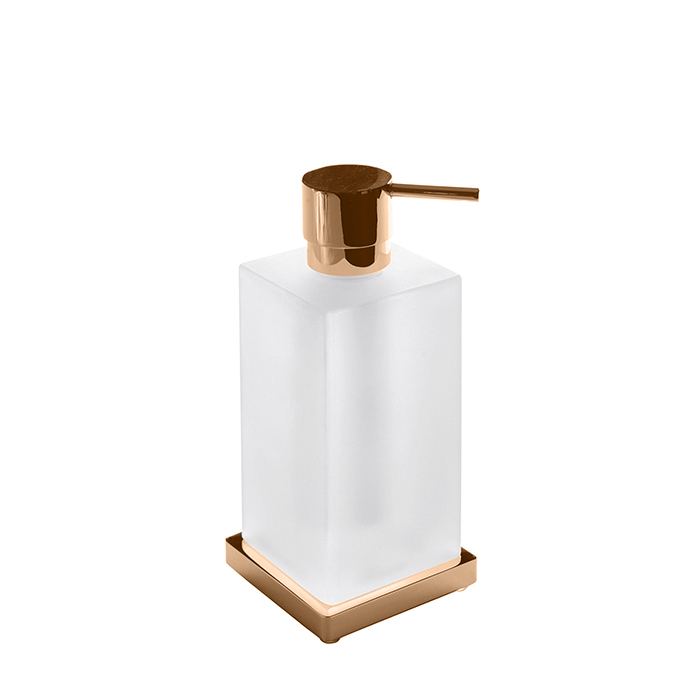 Фото Дозатор Colombo Look B9317.VM-VAN настольный, Vintage Matt, янтарная бронза матовая/стекло матовое