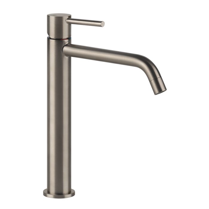 Фото Смеситель Gessi Via tortona 18606#149 для раковины, никель браш