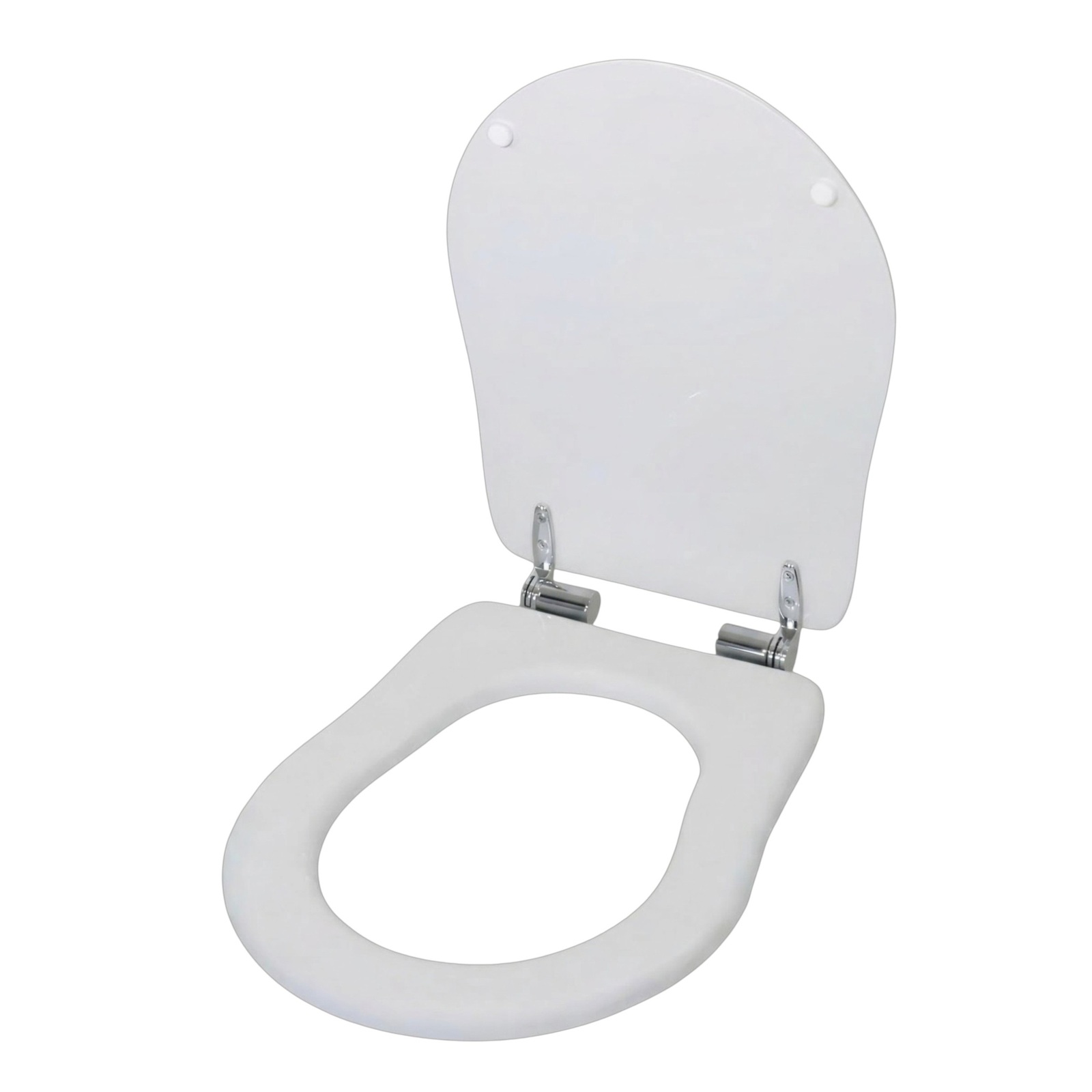 Фото Крышка-сиденье Migliore Charme 34403 белая, петли микролифт хром глянец
