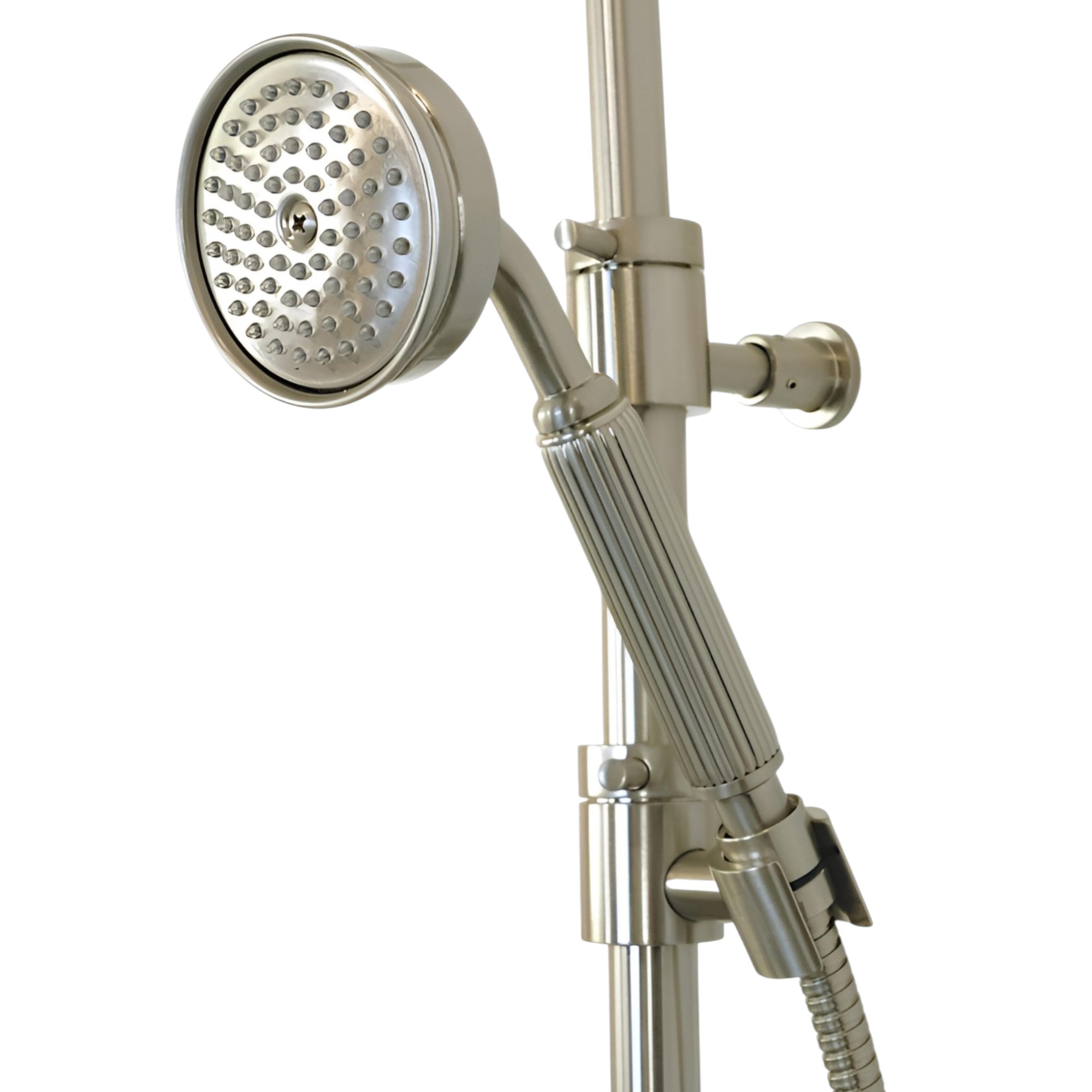 Фото Душевая стойка Migliore Velvet Lux 36486 никель матовый