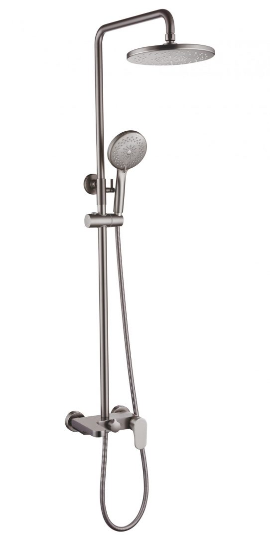 Фото Душевая стойка Boheme Spectre 458-NB nickel brush, никель матовый