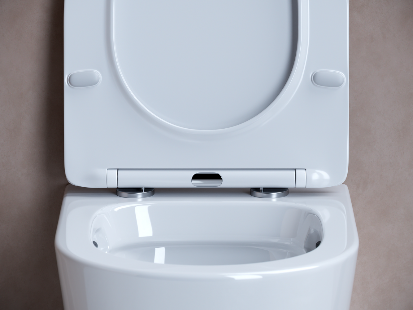 Фото Унитаз Ceramicanova Balearica CN6000 безободковый с сиденьем подвесной, белый глянцевый