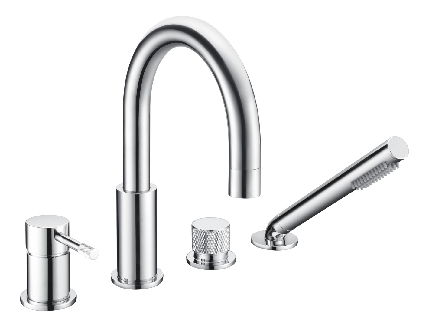 Фото Смеситель на борт ванны Boheme Uno 460-CR хром