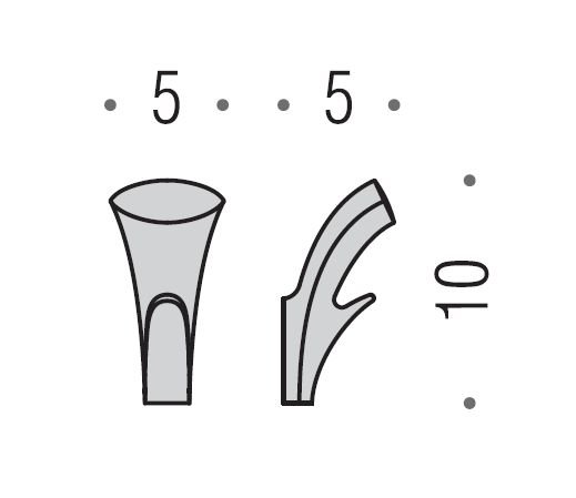 Фото Крючок Colombo Link BAR27.CR хром глянец