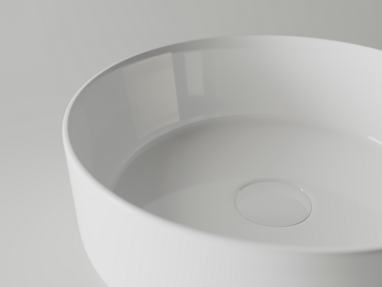 Фото Раковина Ceramicanova Element CN5001 накладная 36 × 36 × 12 см, белый глянцевый