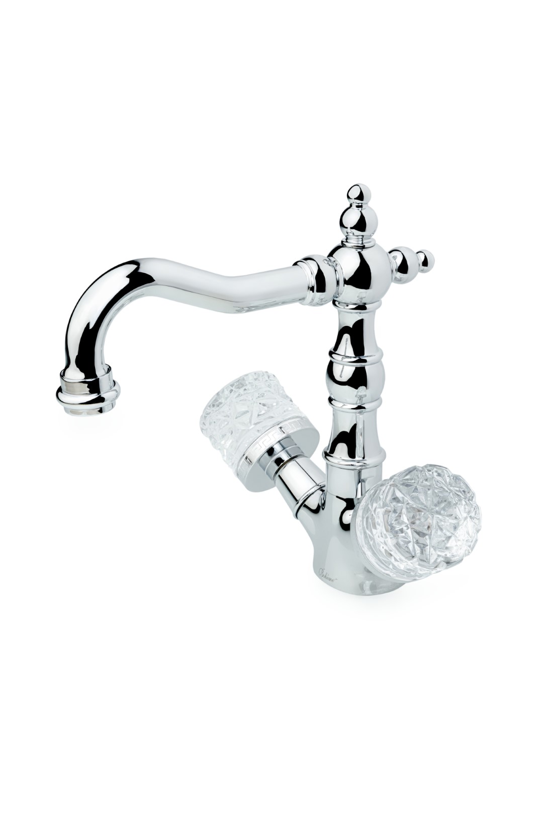 Фото Смеситель для раковины Boheme Crystal 272-CRST хром глянец