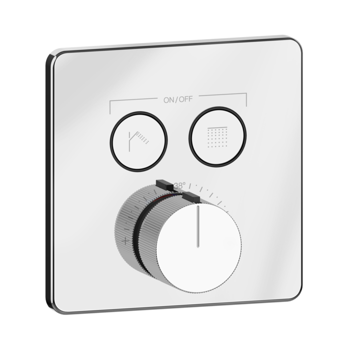 Фото Смеситель Gessi Hi-Fi 38718#031 для душа термостат, хром