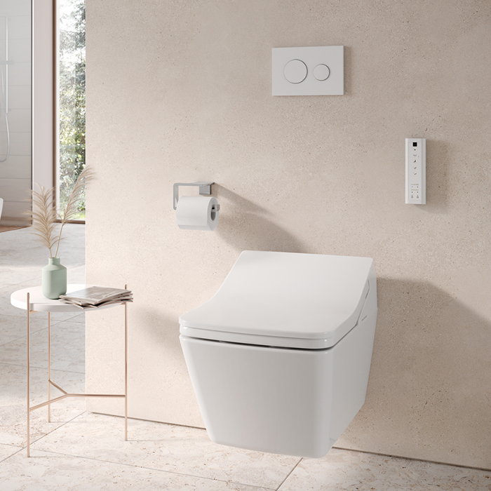Фото Унитаз подвесной TOTO SP CW522ERY, безободковый, без сиденья, белый глянцевый
