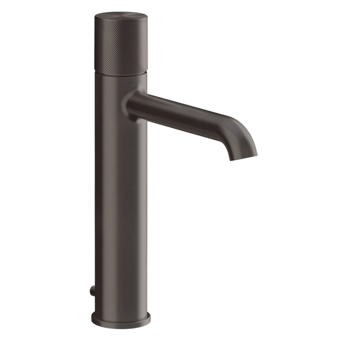 Фото Смеситель Gessi Habito 70605#707 для раковины, черный хром браш pvd