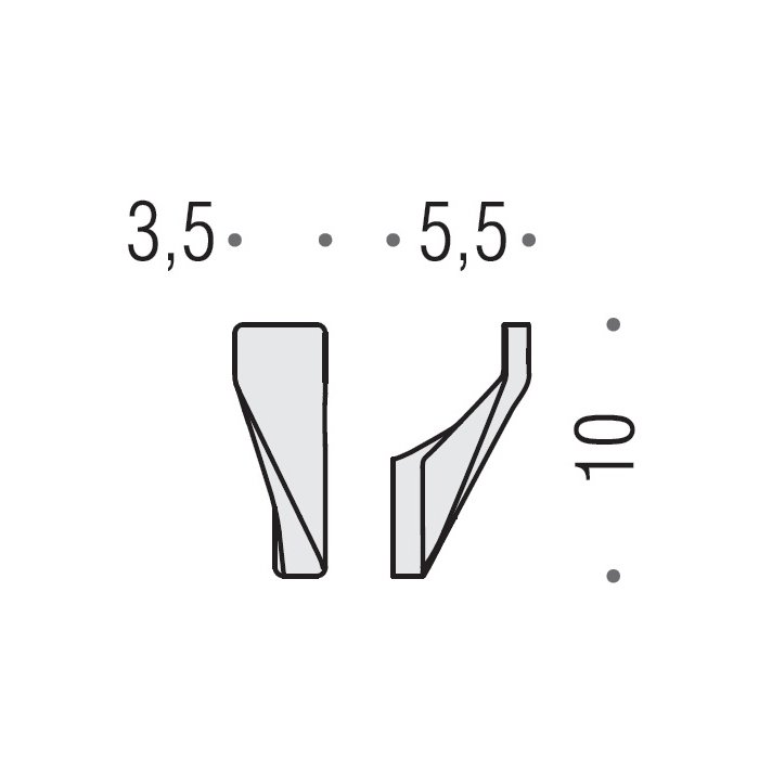 Фото Крючок Colombo Alize BAR37.CR хром глянец