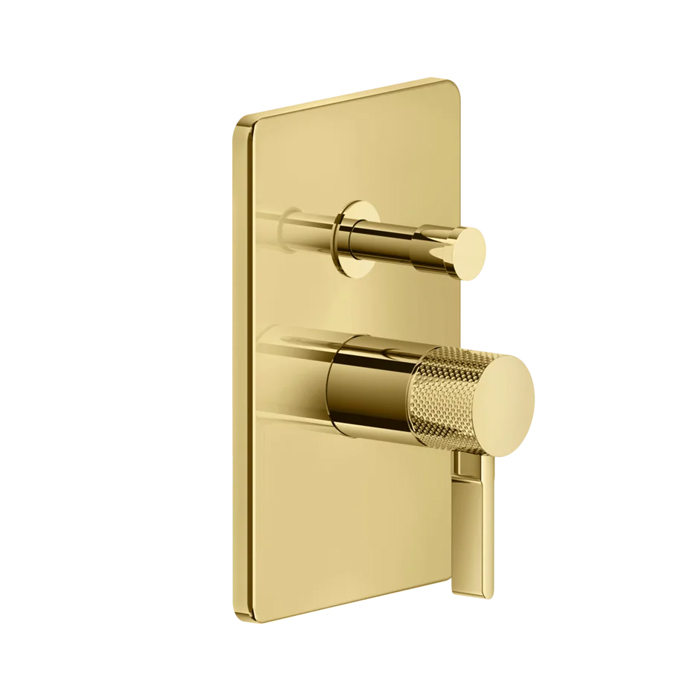 Фото Смеситель Gessi Inciso 58079#246 для ванны, золото глянец pvd