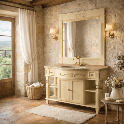 Фото Мебель для ванной Migliore Kantri 30301 цвет Decape Sabbia 127 см