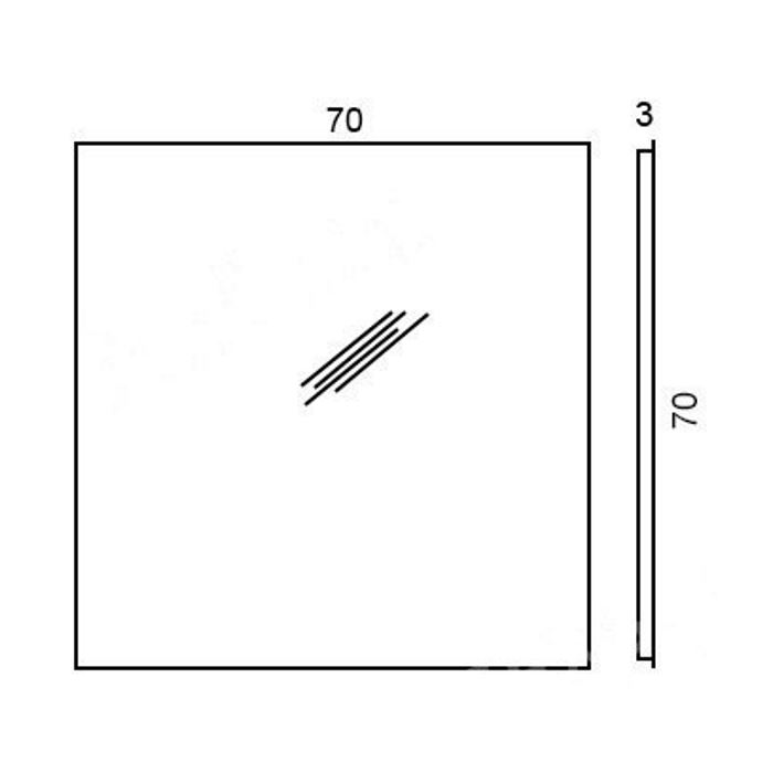 Фото Зеркало Colombo Fashion Mirrors B2010 подвесное хром глянец