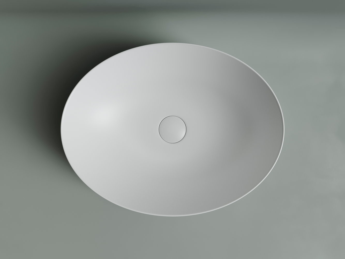 Фото Раковина Ceramicanova Element CN6017MW накладная 52 × 39,5 × 13 см, белый матовый