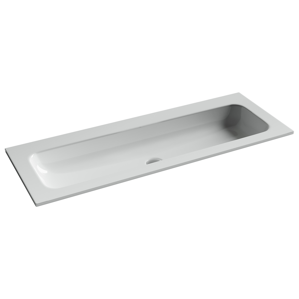 Фото Раковина Ceramicanova Grace CN7016wx мебельная 121 × 45,7 × 13,7 см, белый глянцевый