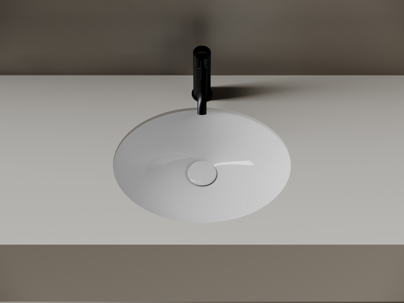Фото Раковина Ceramicanova Era CN15005 встраиваемая под столешницу 46,5 × 38 × 19 см, белый глянцевый
