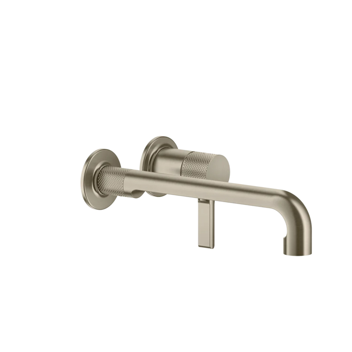 Фото Смеситель Gessi Inciso 58089#149 для раковины с изливом, никель браш