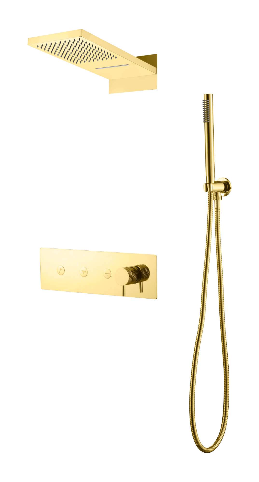 Фото Душевая система Boheme Fusion 130-G золото глянец