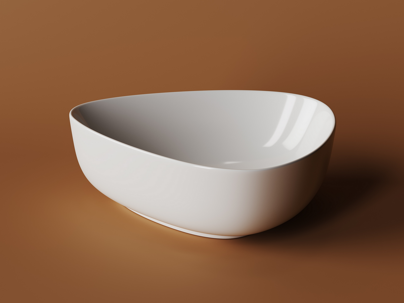 Фото Раковина Ceramicanova Element CN5026 накладная 45,5 × 32 × 15,5 см, белый глянцевый