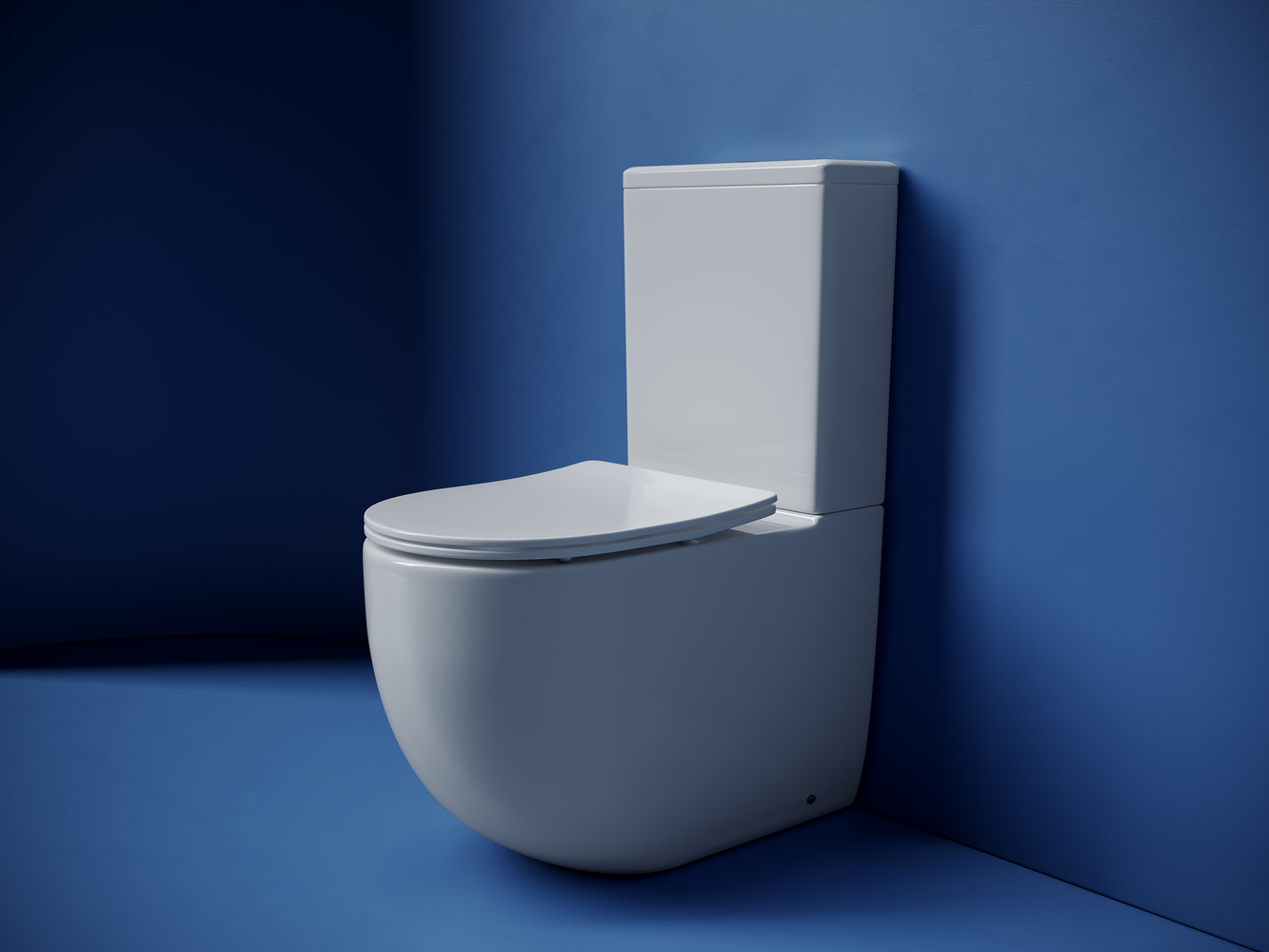 Фото Унитаз Ceramicanova Metropol CN4001T с сиденьем с бачком компакт, белый глянцевый