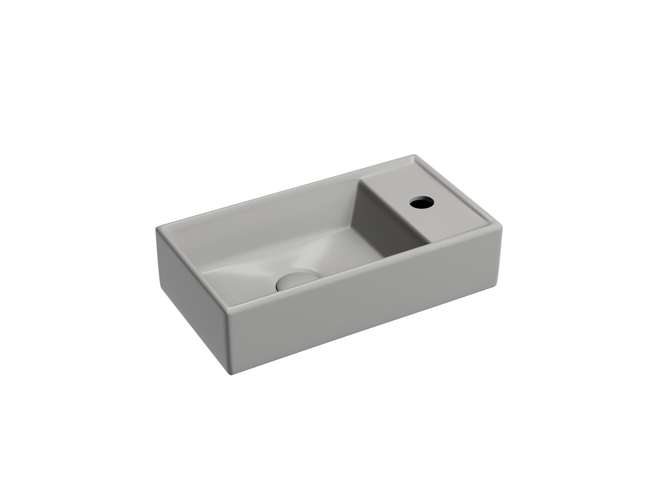 Фото Раковина Ceramicanova Element CN6051LMH подвесная 41 × 22,5 × 10,5 см, антрацит матовый