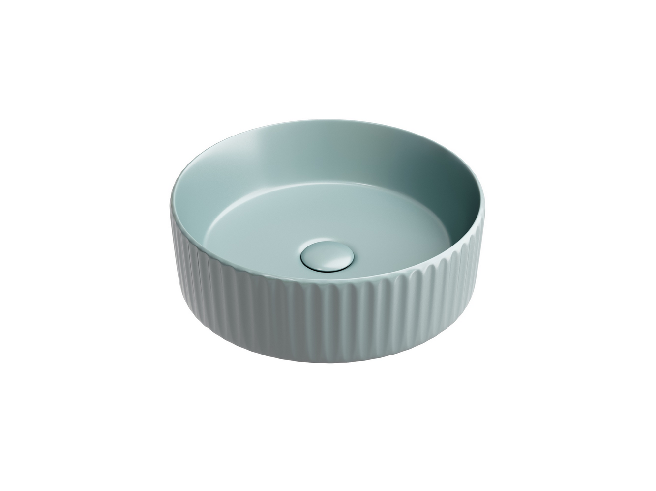 Фото Раковина Ceramicanova Element CN6057MLG накладная 36 × 36 × 11,5 см, зеленый матовый