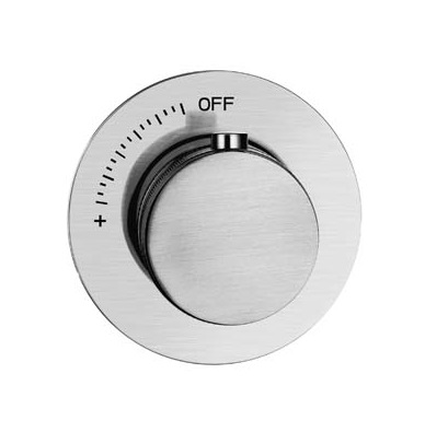 Фото Запорный вентиль Boheme Uno 627-T-CTRL-INOX встраиваемый, брашированная нержавеющая сталь