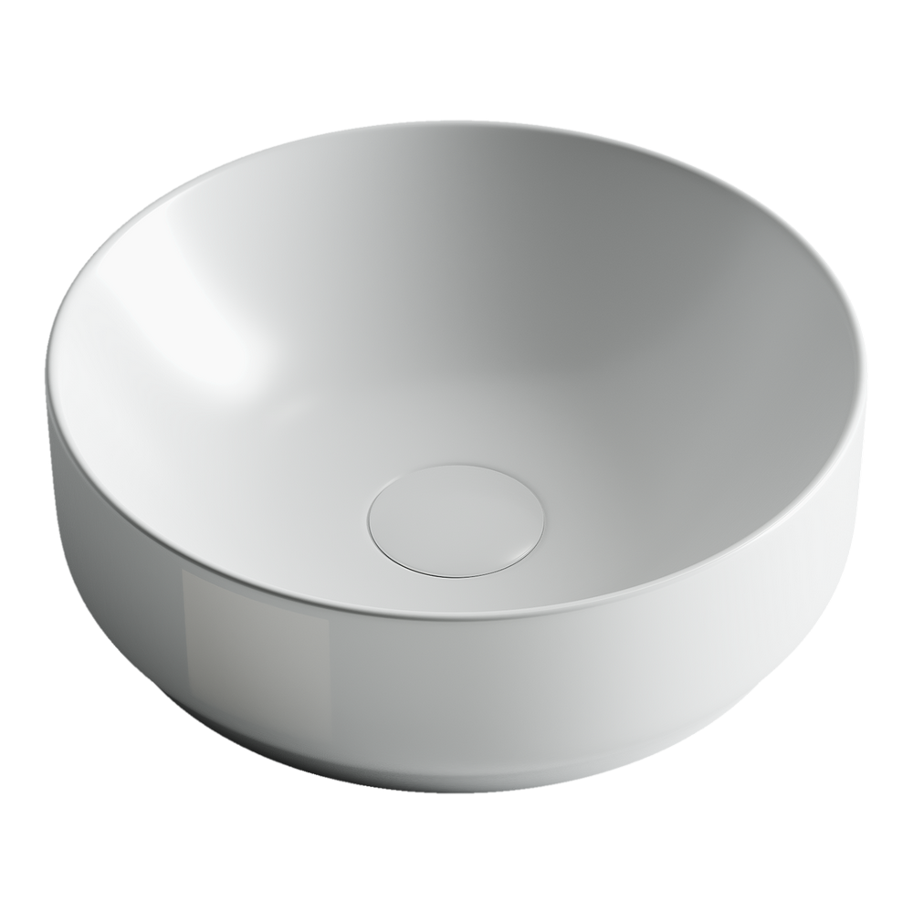 Фото Раковина Ceramicanova Element CN6006 накладная 35 × 35 × 12 см, белый матовый