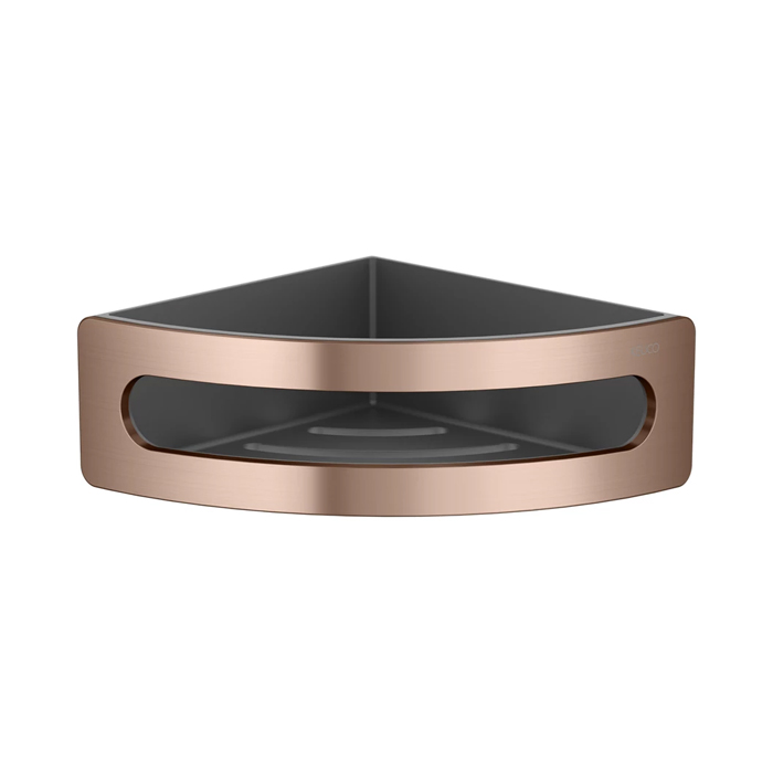 Фото Полка для ванной Keuco Elegance 11657290001 подвесной brushed red gold/anthracite