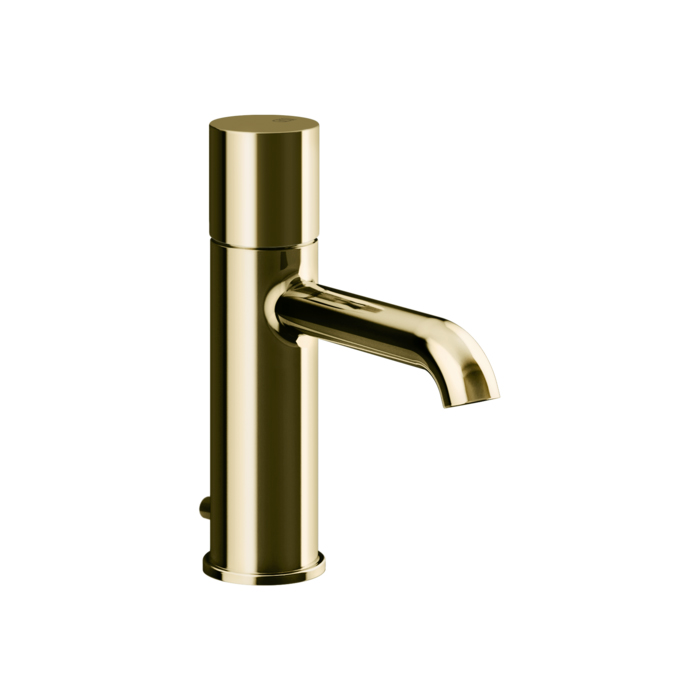 Фото Смеситель Gessi Habito 70001#710 для раковины с донным клапаном, латунь глянец pvd