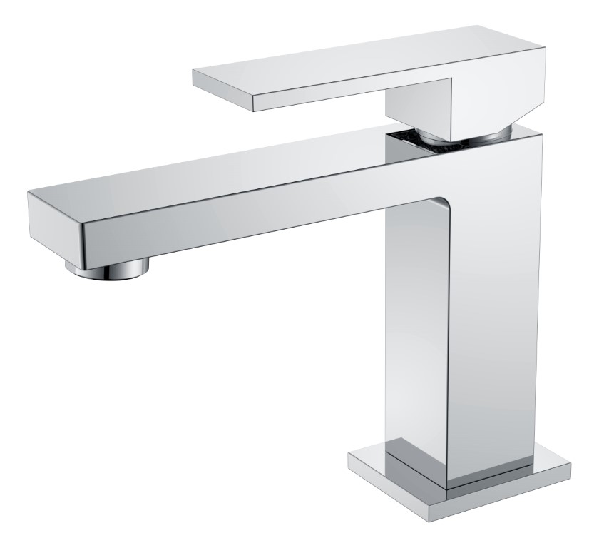 Фото Смеситель для раковины Boheme Qubic 471-CR хром глянец