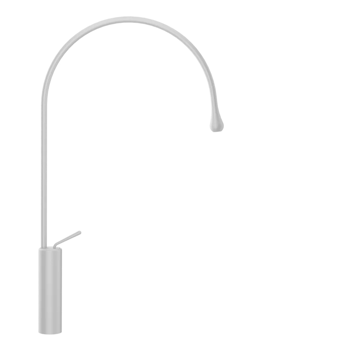 Фото Смеситель Gessi Goccia 33610#279 для раковины, белый матовый