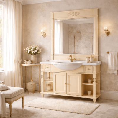 Фото Мебель для ванной Migliore Kantri 30428 цвет Decape Sabbia 121 см