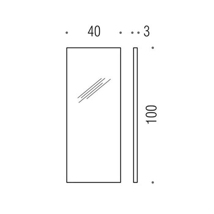 Фото Зеркало Colombo Fashion Mirrors B2006.CR подвесное хром глянец