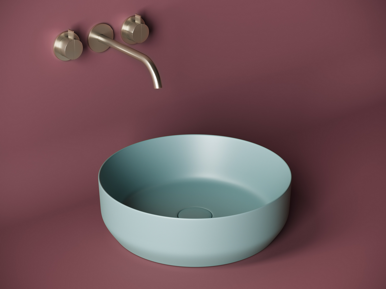 Фото Раковина Ceramicanova Element CN6022MLG накладная 39 × 39 × 12 см, зеленый матовый