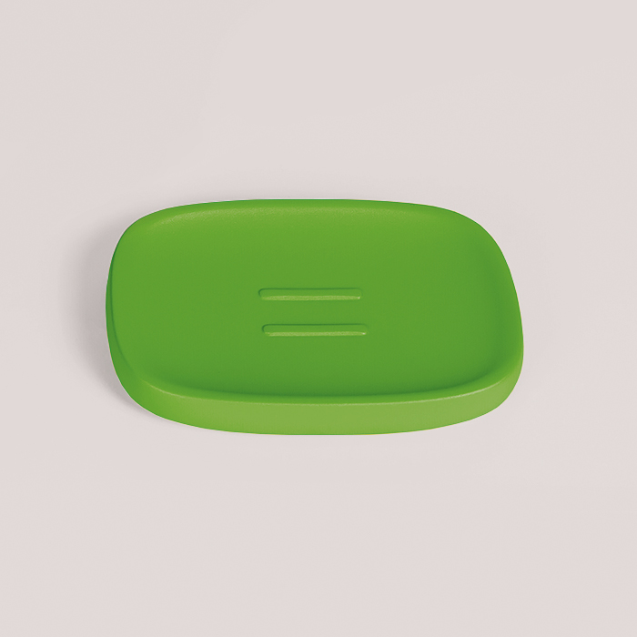 Фото Мыльница Colombo Mood B30400C11 настольная Lime Green, зеленый матовый