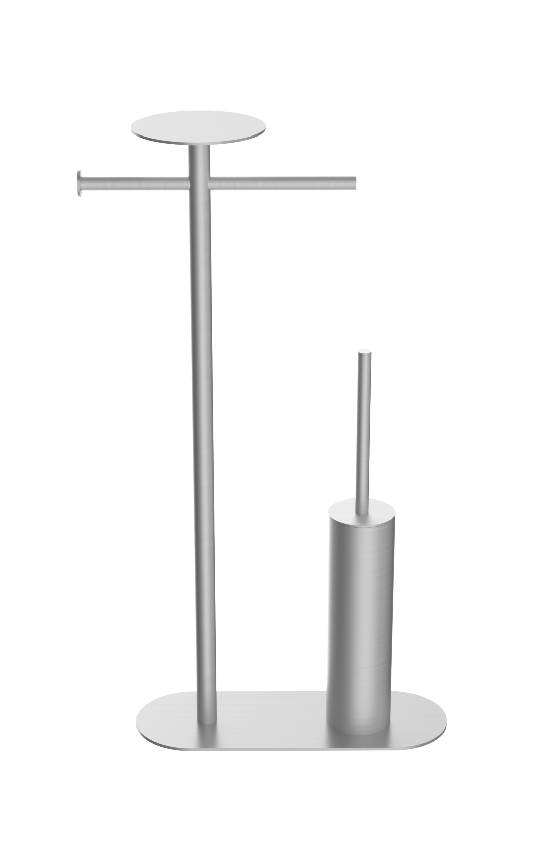 Фото Стойка с аксессуарами Boheme Venturo 10953-NB напольная никель браш