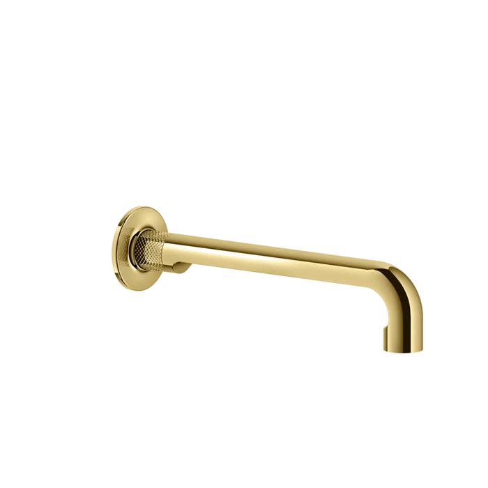Фото Излив Gessi Inciso 58101#246 настенный золото глянец pvd